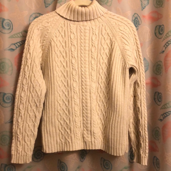 none Sweaters - Cable knit turtleneck sweater💕